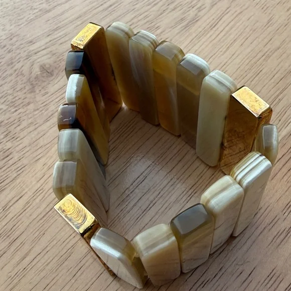 Anthropologie Buffalo Horn Stretch Bracelet!!🔥🔥🔥 - Picture 15 of 15